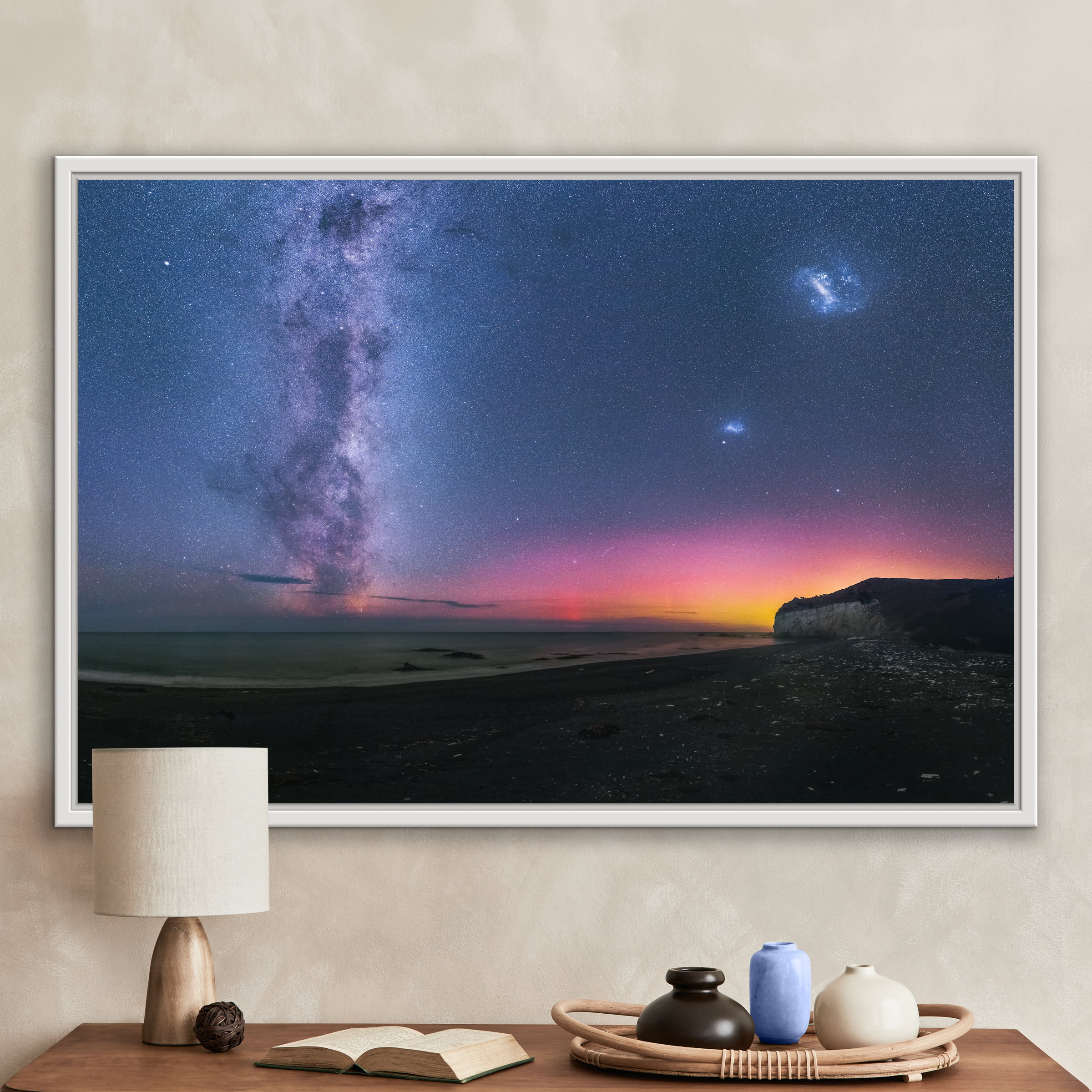The Milky Way and the Ocean: High Resolution Night Sky