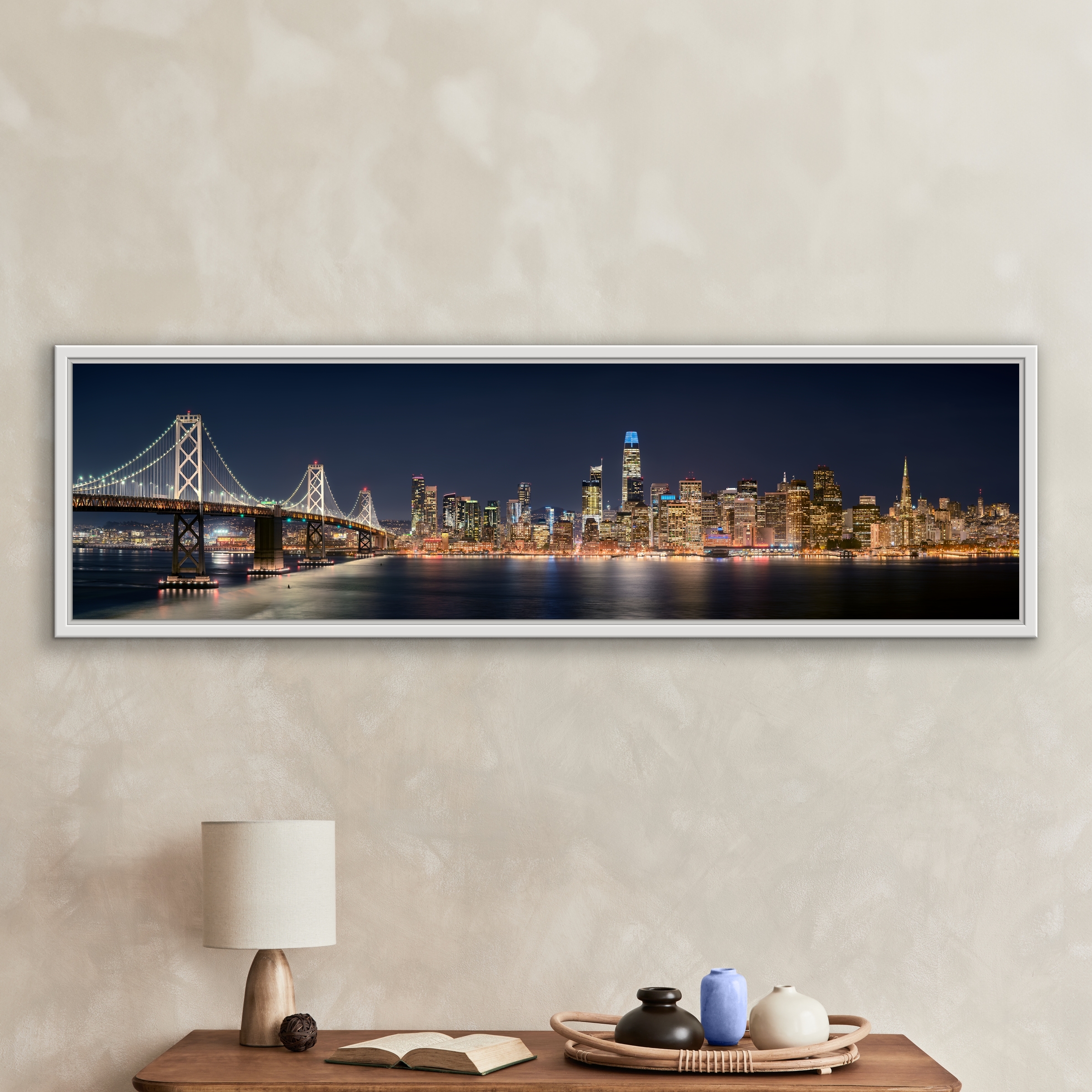 Photos of the San Francisco skyline at night - VAST