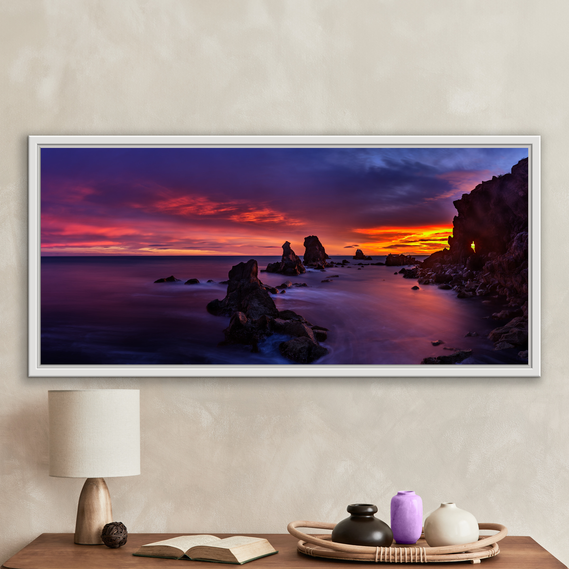Dark seascape sunset photos - VAST
